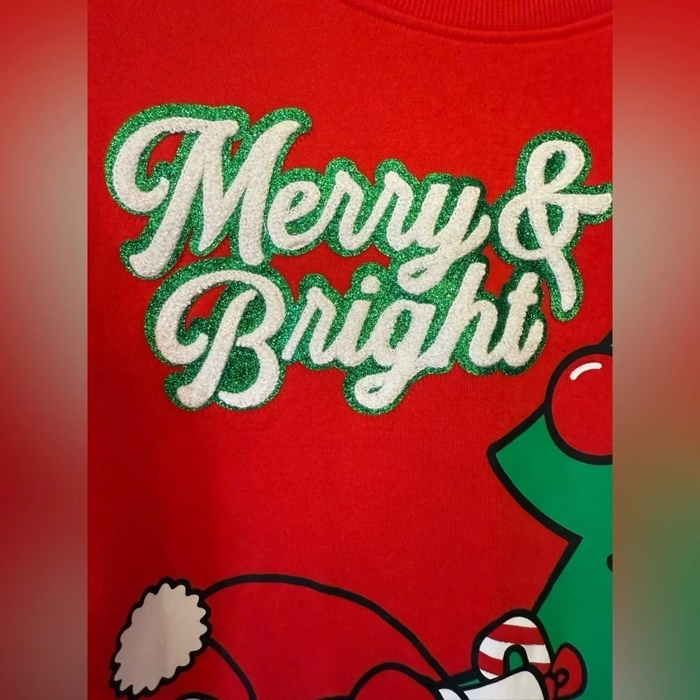 Hello Kitty Merry and Bright Holiday Christmas Sweater Size XL